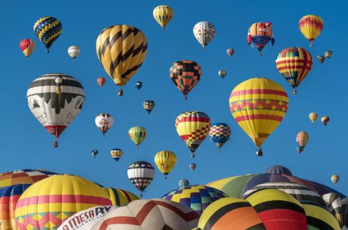 Elevate yourself with a hot air balloon ride