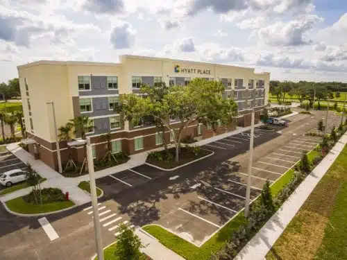 Florida Hyatt Place Hotel aerial