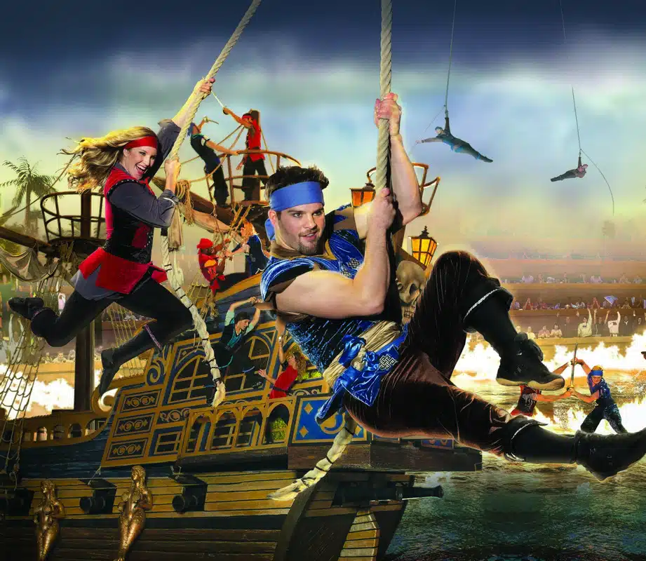 Rope Girl and Boy Pirates at Pirates Voyage