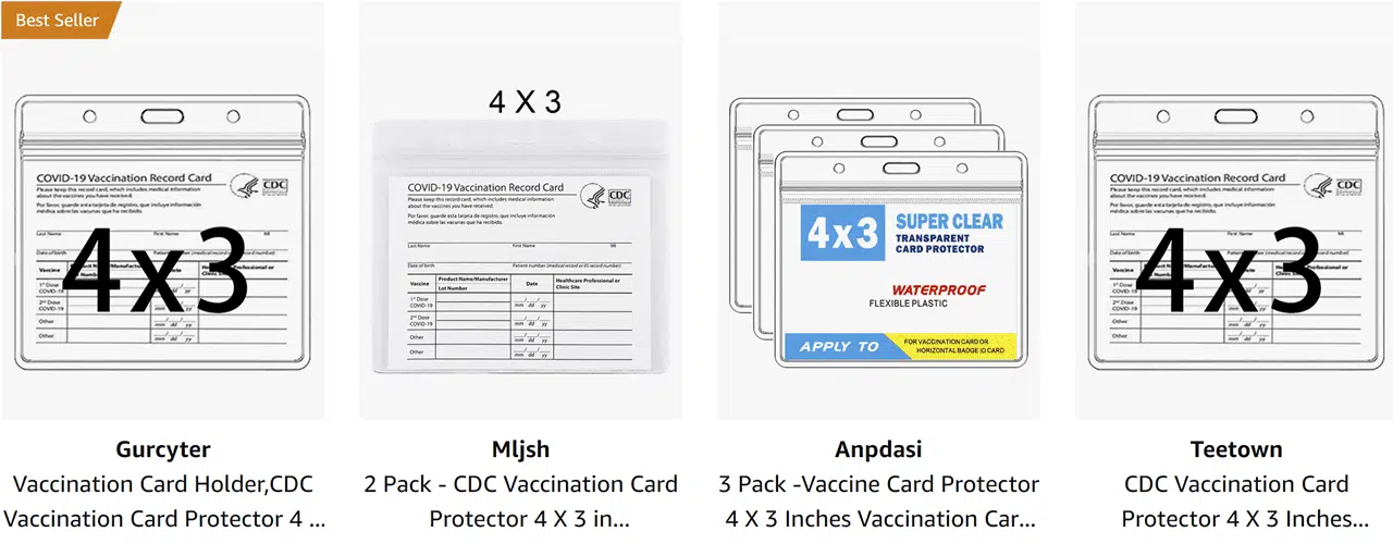 Best Vaccine Card Protector