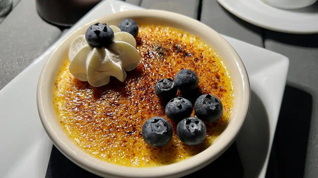 Lime Crème Brulee at the hard rock hotel in daytona beach