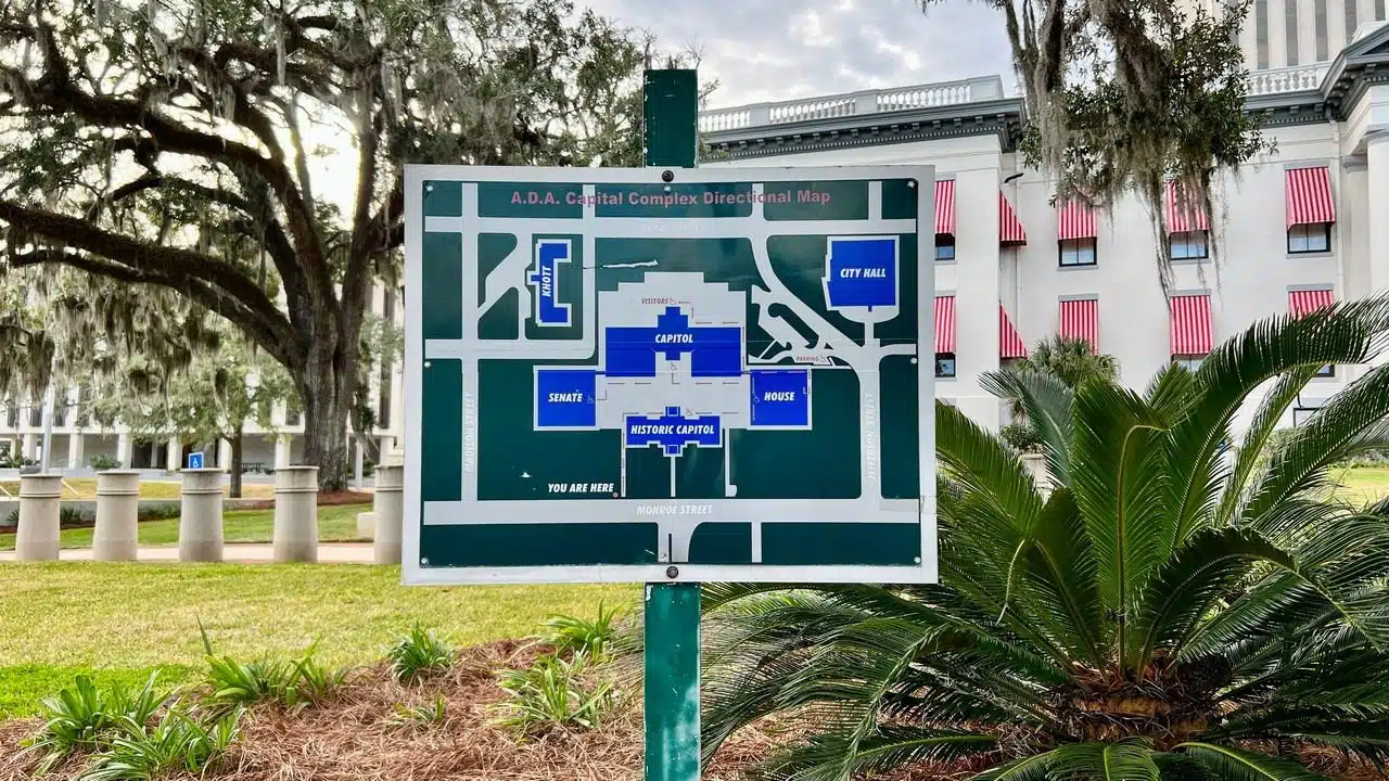 florida state capitol map