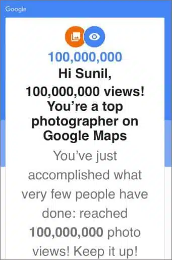 Sunil Govind Google Maps Contribution