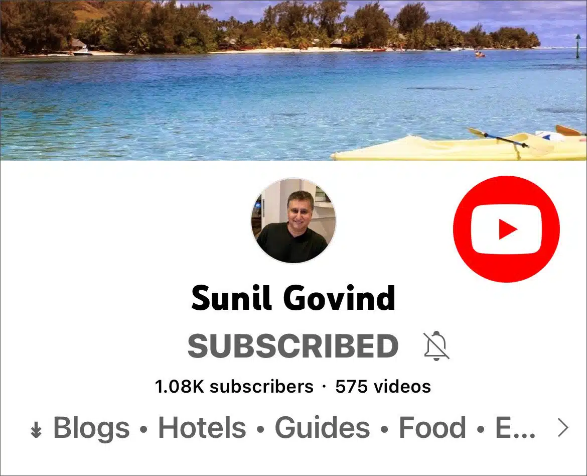 Sunil Govind YouTube Channel