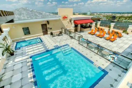 Orlando Ramada roof top pool in orlando