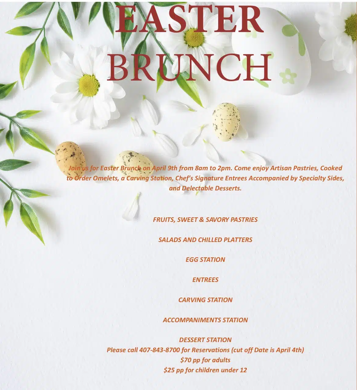 Come celebrate Easter at the Crowne Plaza Orlando