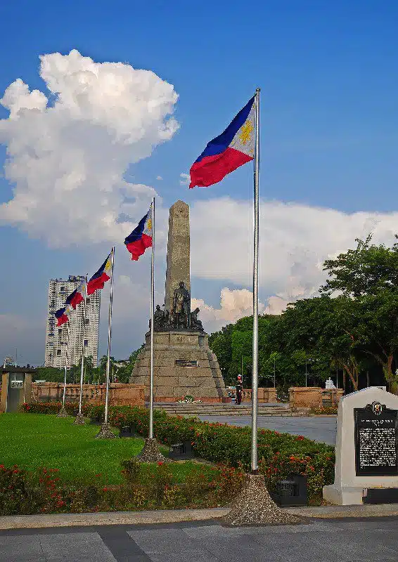 Rizal Park in Philippines
