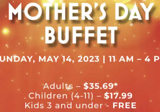 Celebrate Mothers Day in Orlando with a Delicious Brunch at Rosen Inn Lake Buena Vista