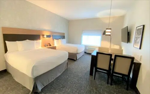 townplace suites by orlando aiport room with two beds