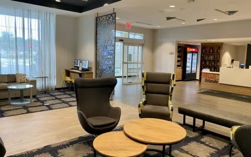 townplace suites by orlando airport front desk