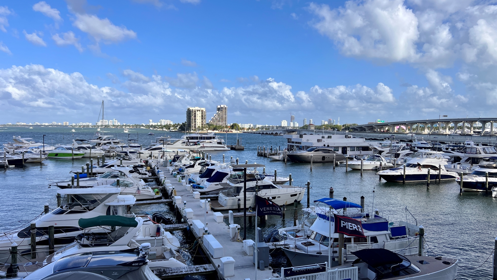 Miami Marriott Biscayne Bay View of the Marina