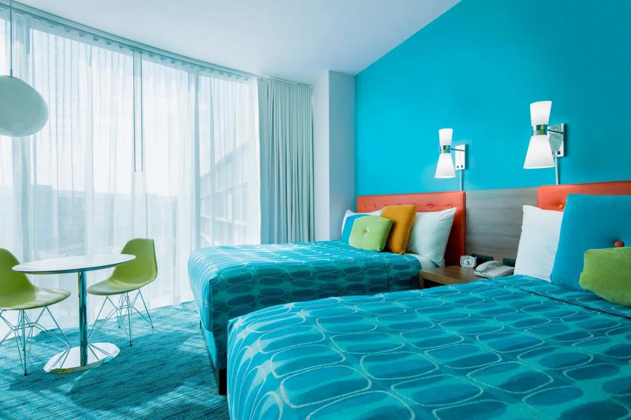 Universal's Cabana Bay Beach Resort Bedroom