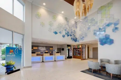 Holiday Inn Express and Suites Orlando South Lake Buena Vista Lobby Area