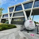 Giant Cricket Ball Celebrates First ICC T20 World Cup 2024 in the USA