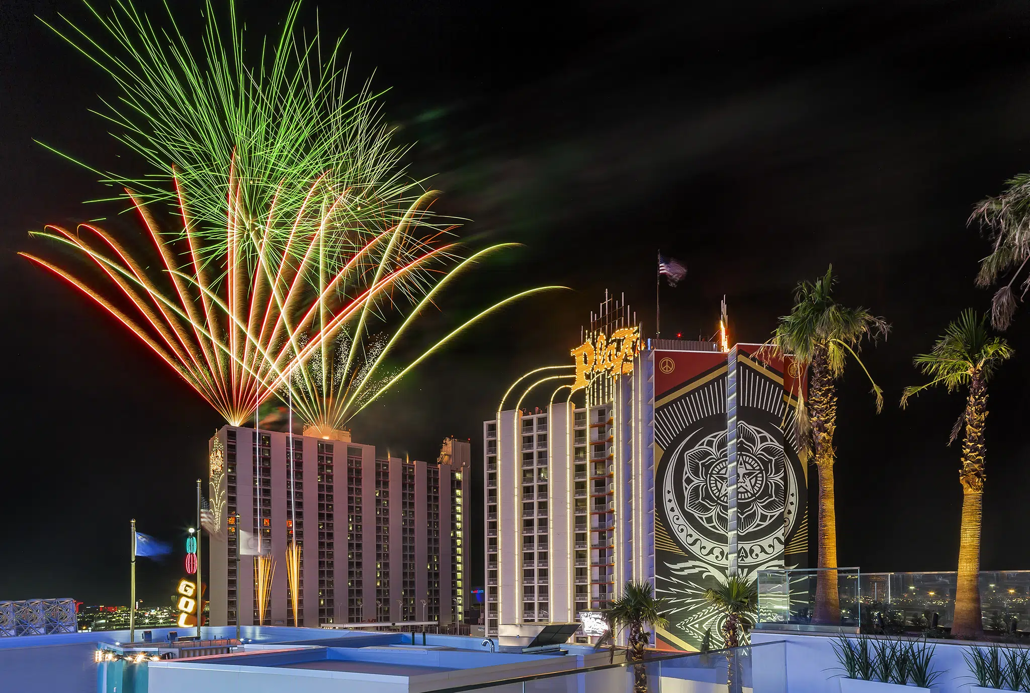 Plaza Hotel & Casino's Friday Night Fireworks