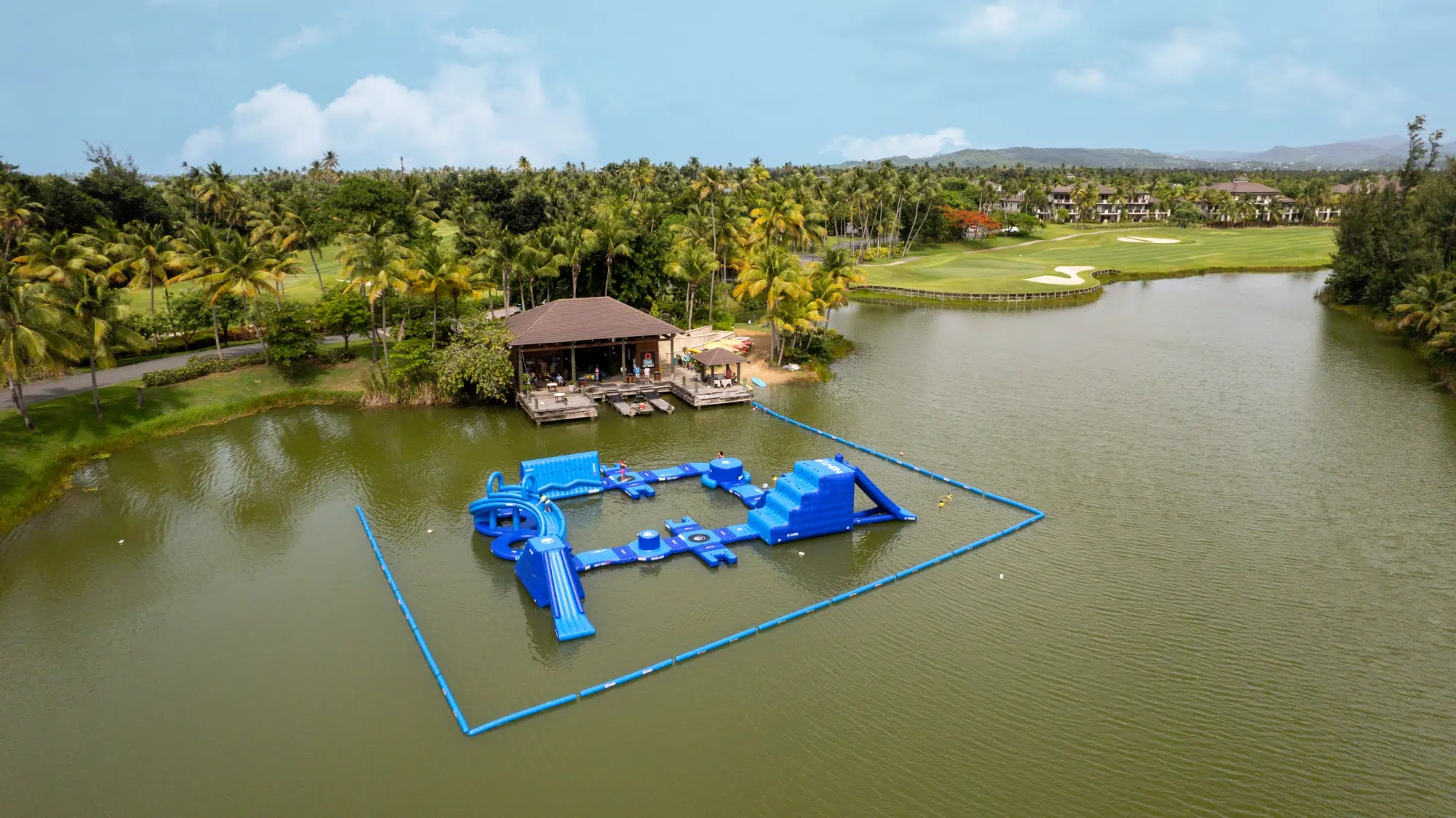 The St. Regis Bahia Beach Resort in Puerto Rico Inflatable Water Course